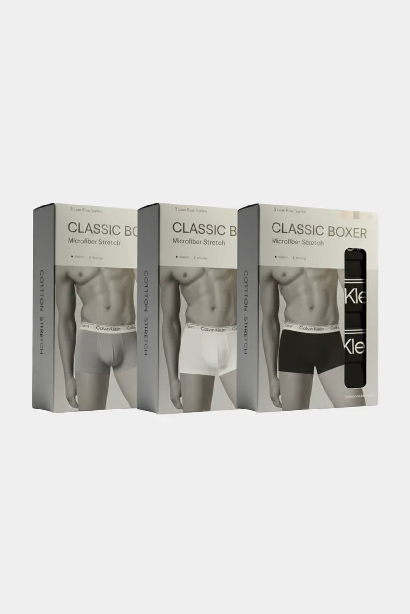 9 PACK - BOXERS COTTON STRETCH